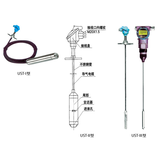 UST系列投入式液位变送器